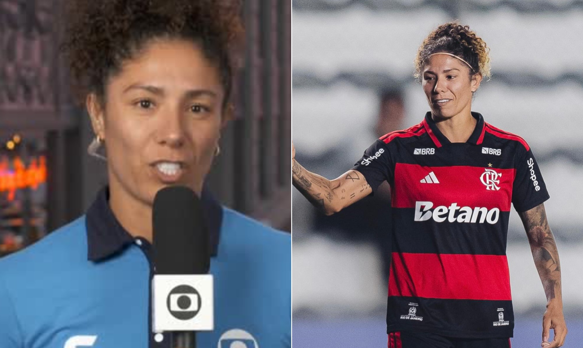 Destaque como comentarista na Globo, Cristiane Rozeira volta ao Flamengo e já tem data para jogar