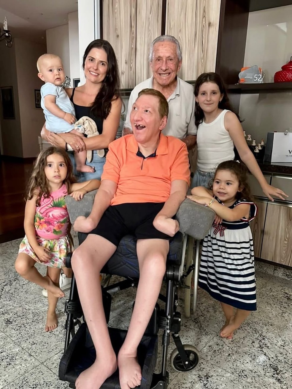 Daniel celebra aniversário do irmão PCD — Foto: Reprodução/Instagram