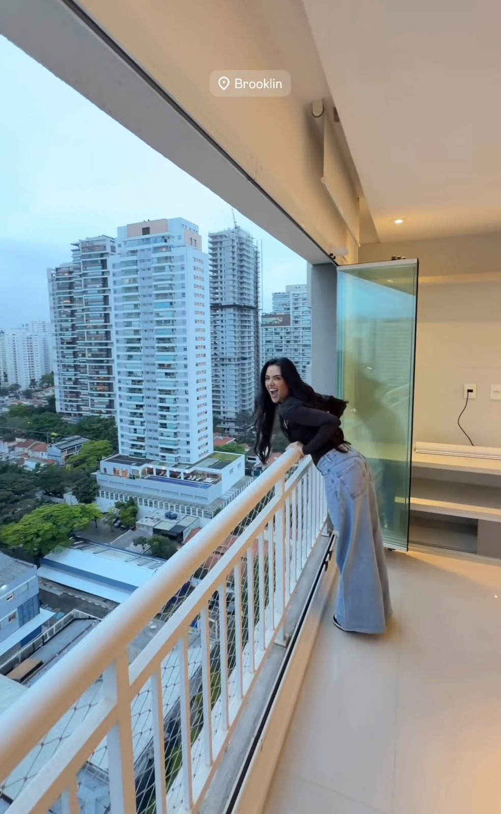 Jordana, do 'BBB 26', mostra novo apartamento em área nobre de São Paulo — Foto: Reprodução/Instagram