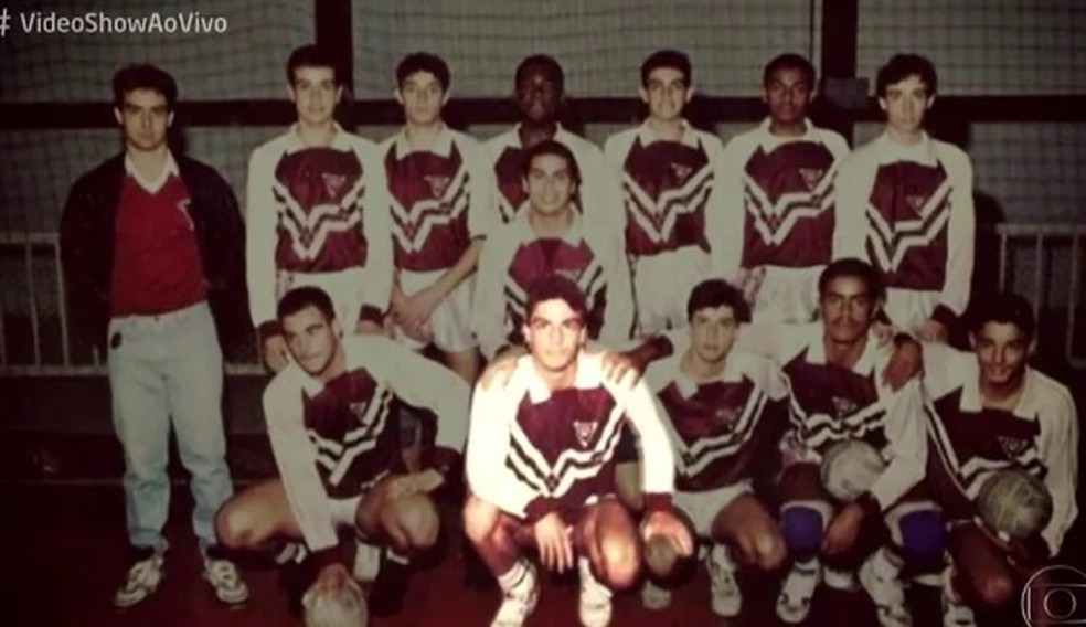 Rodrigo Lombardi foi jogador de vôlei — Foto: Reprodução/TV Globo