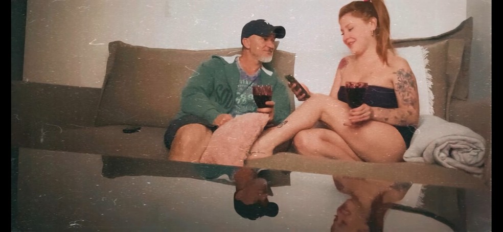 Daniel Cravinhos e a mulher Carolina Andrade — Foto: rep/tiktok