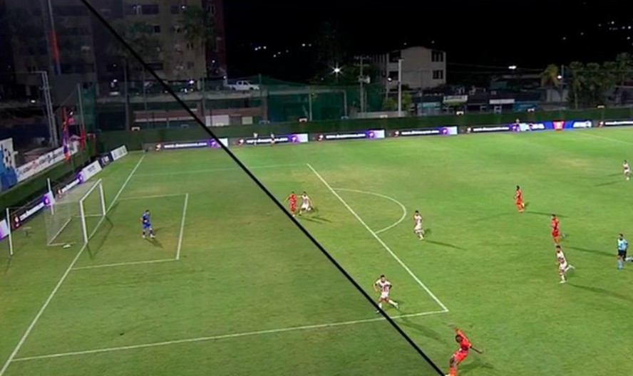 Vídeo: Transmissão traça linha diagonal de 'VAR' para impedimento na ...