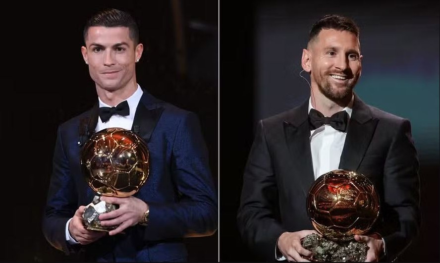 Cristiano Ronaldo e Messi: domíno na Bola de Ouro nos últimos 17 anos