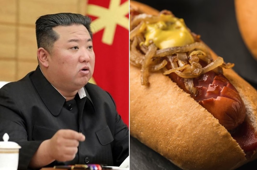 Kim Jong-un proibiu cachorro-quente na Coreia do Norte, segundo jornal — Foto: AFP; Freepik