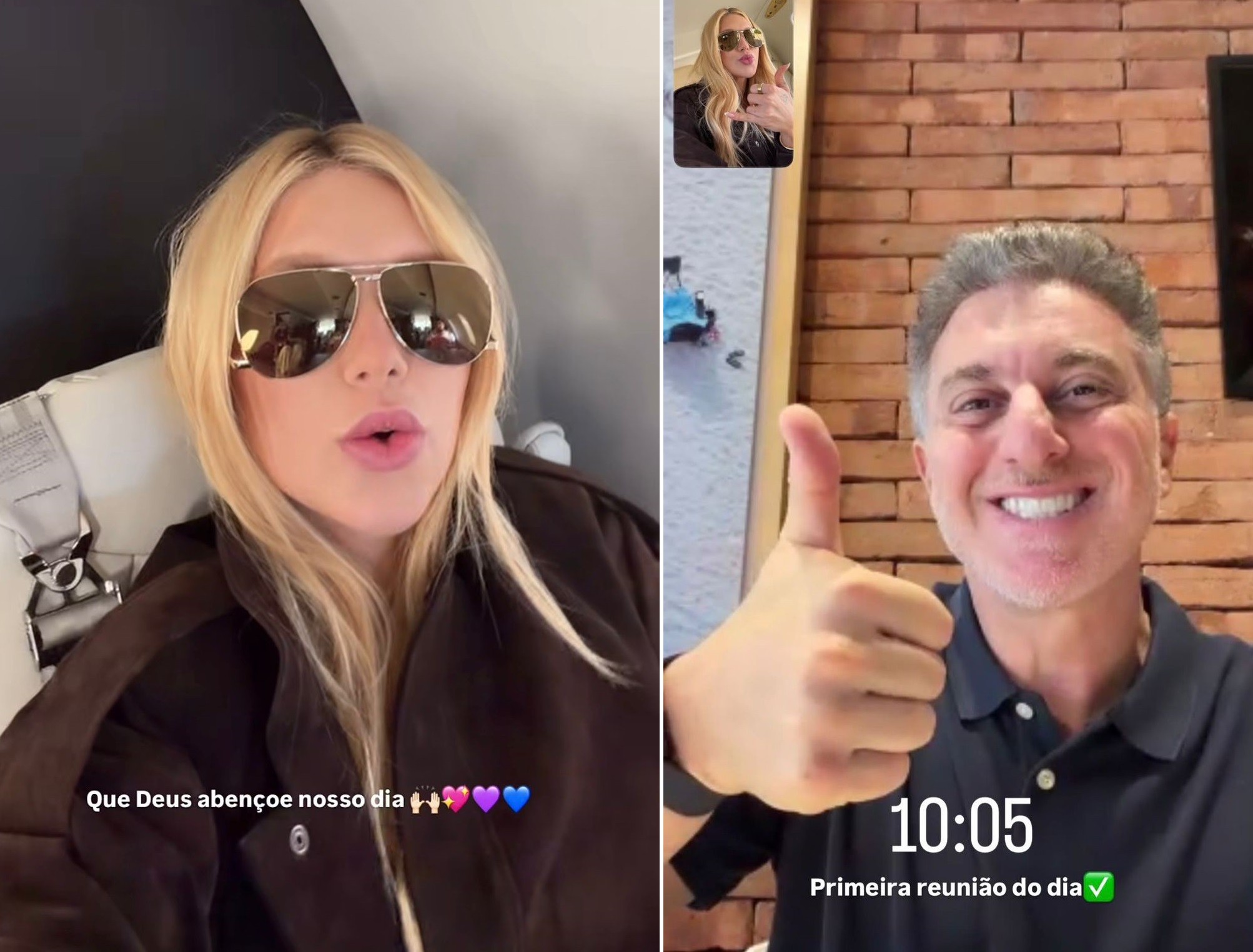 Virginia mostra reunião com Luciano Huck sobre quadro especial da Copa que terá no 