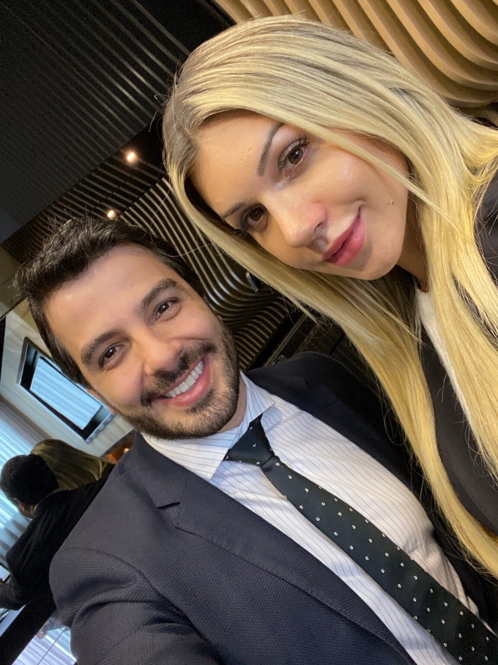 Guilherme Scheibel e Tatiele Polyana — Foto: rep/ instagram
