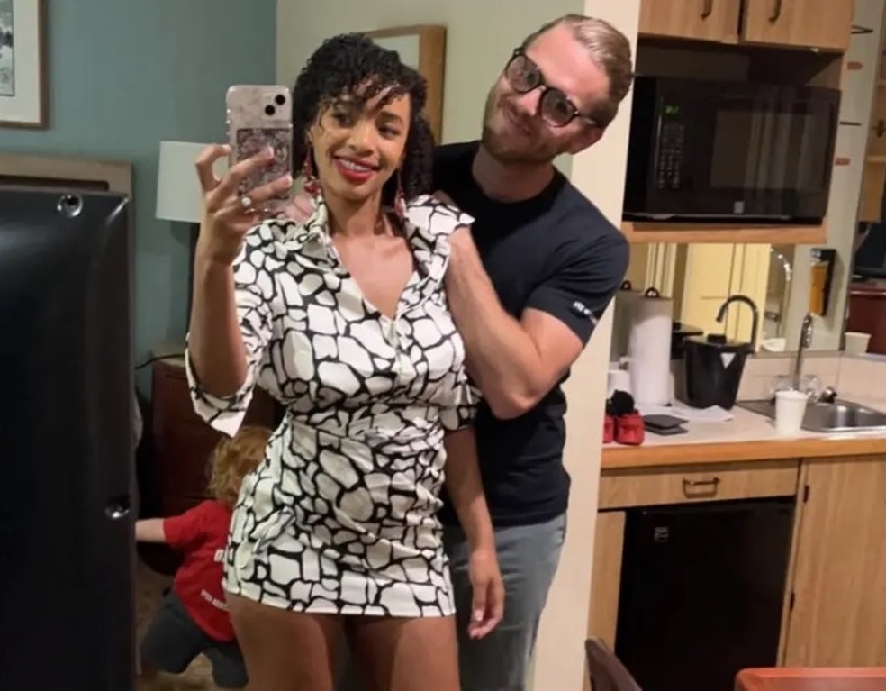 Michaela Rylaarsdam e o marido &mdash; Foto: Reprodu&ccedil;&atilde;o/Instagram
