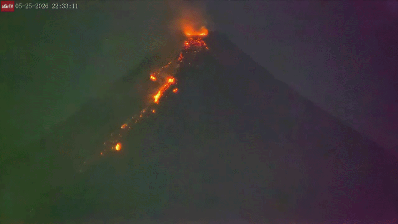 Vídeo flagra meteoro caindo próximo a vulcão em erupção nas Filipinas