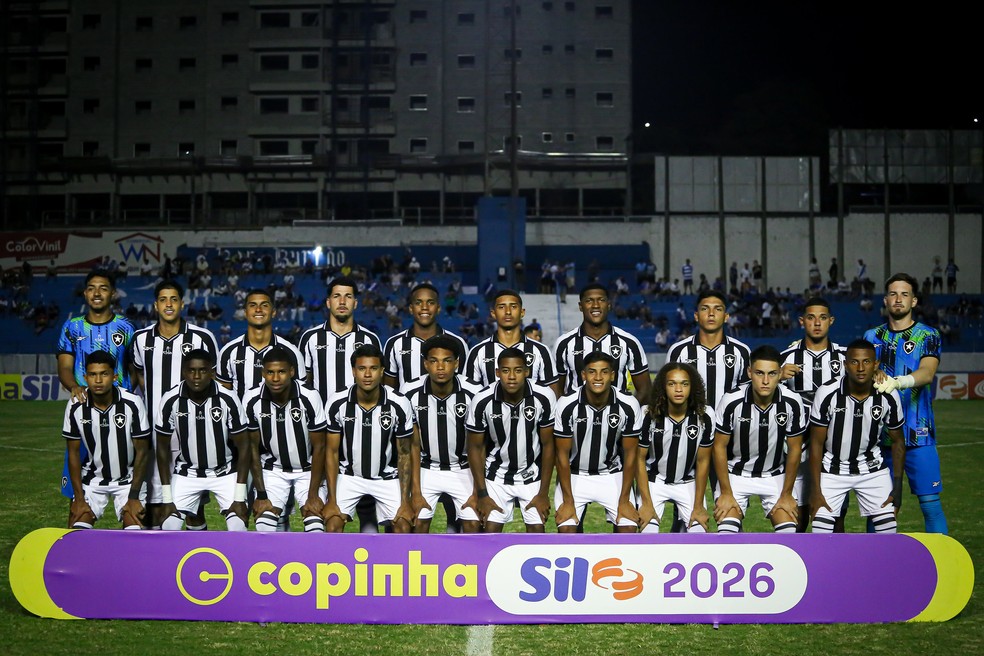 Botafogo passou pela fase de grupos da Copinha 2026 com 100% de aproveitamento — Foto: HENRIQUE LIMA / BFR