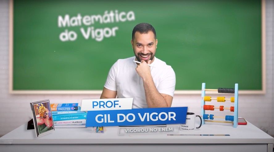 Gil do Vigor dará aulas gratuitas de matemática para o Enem