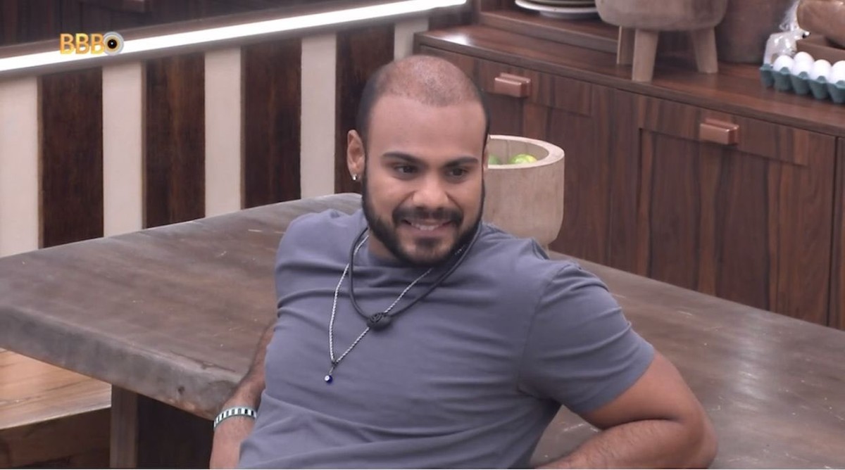 Marcos Vinicius was eliminated from BBB 24 with 84.86% of the votes