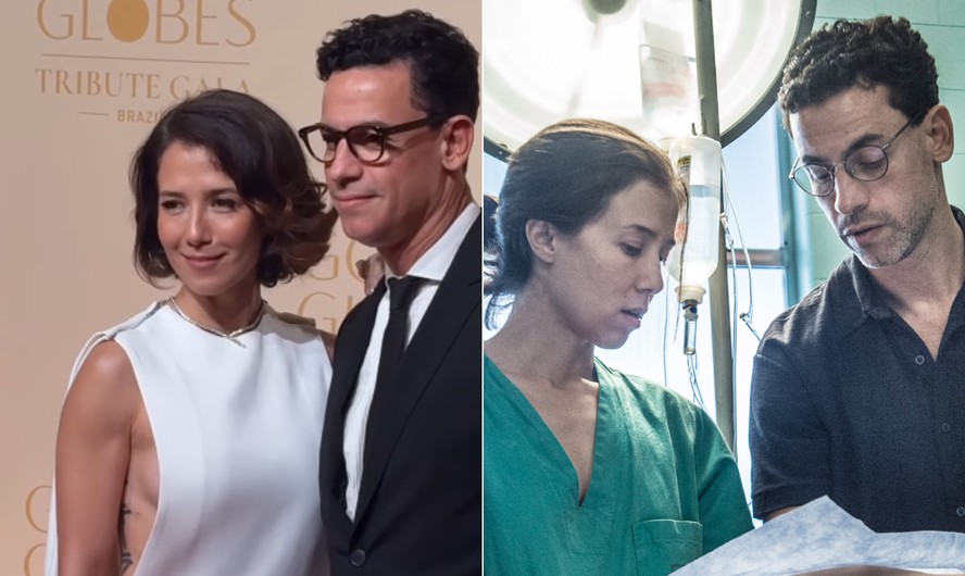Marjorie Estiano posa com namorado médico, Márcio Maranhão: casal se conheceu nos bastidores de série