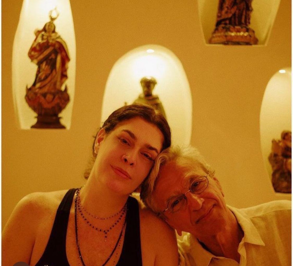 Caetano Veloso e a mulher, Paula Lavigne — Foto: Instagram