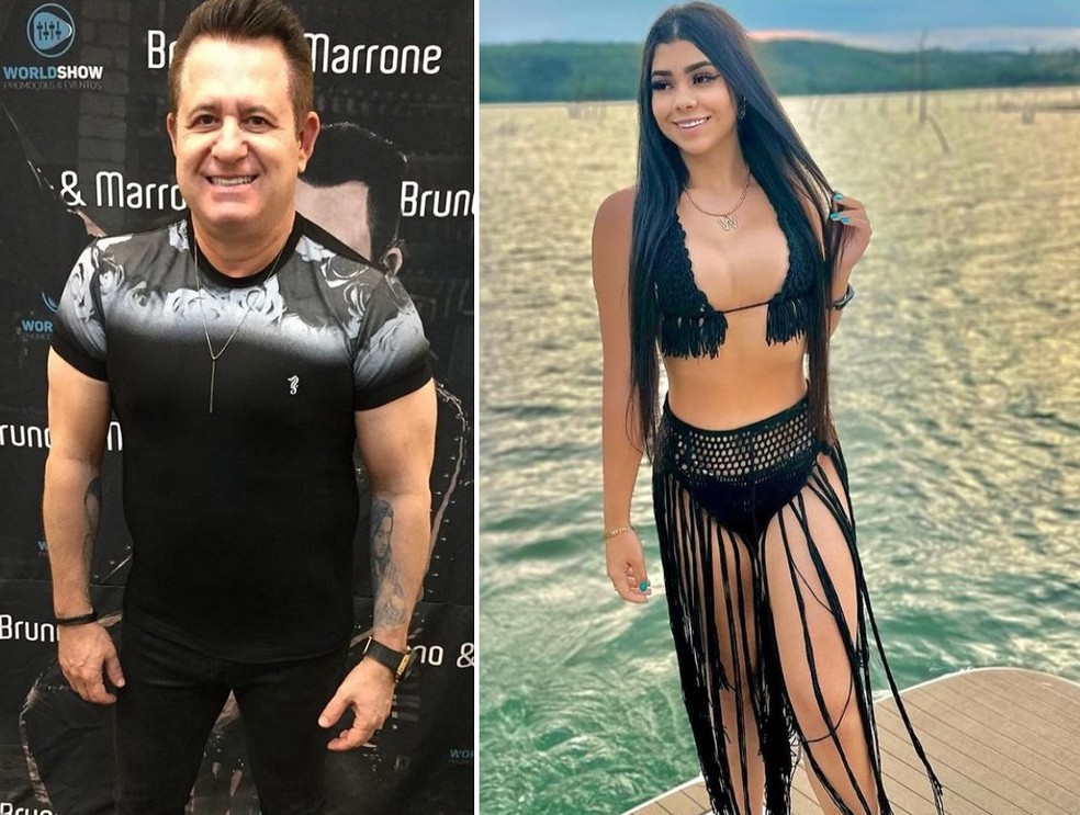 Marrone e Wanessa de F&aacute;tima foram fotografados de m&atilde;os dadas &mdash; Foto: Instagram