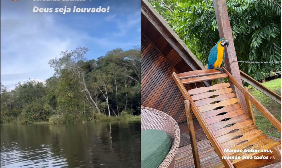 Isabelle Nogueira mostra momentos em meio à natureza — Foto: Reprodução/Instagram
