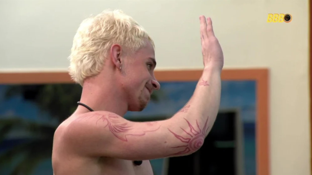 Juliano Floss na casa do 'BBB 26' — Foto: Reprodução: Globo