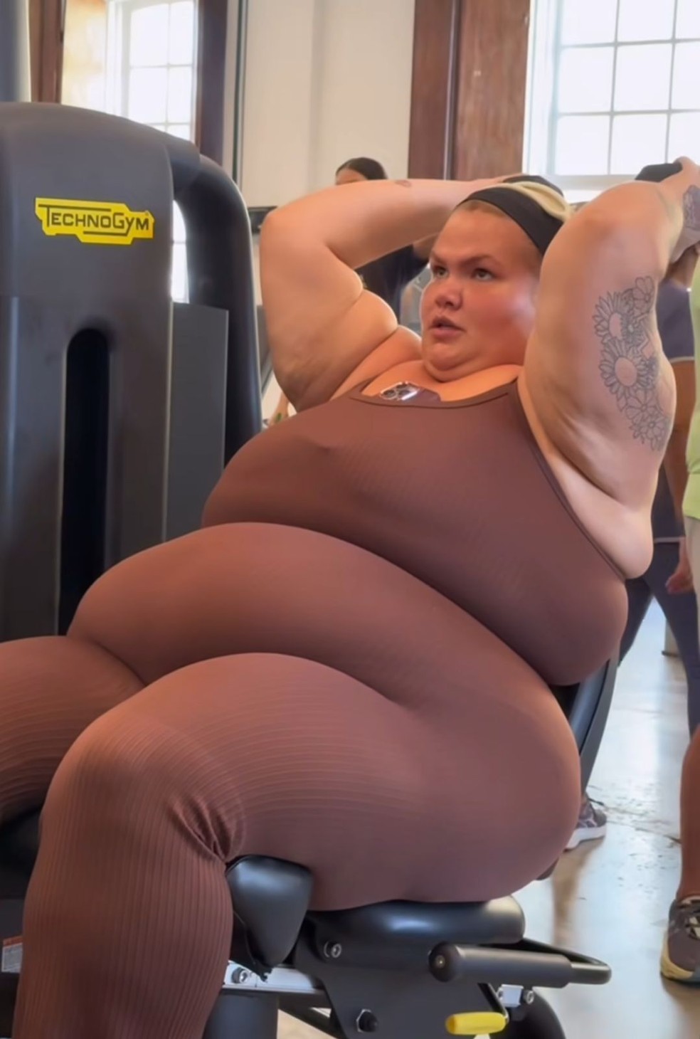 Thais Carla voltar &agrave; academia 50 dias ap&oacute;s bari&aacute;trica &mdash; Foto: Instagram