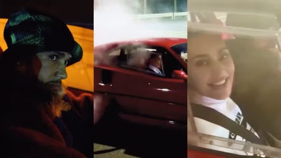 Vídeo de Lewis Hamilton com Kim Kardashian viraliza e leva fãs a cravar relacionamento — Foto: Instagram/reprodução