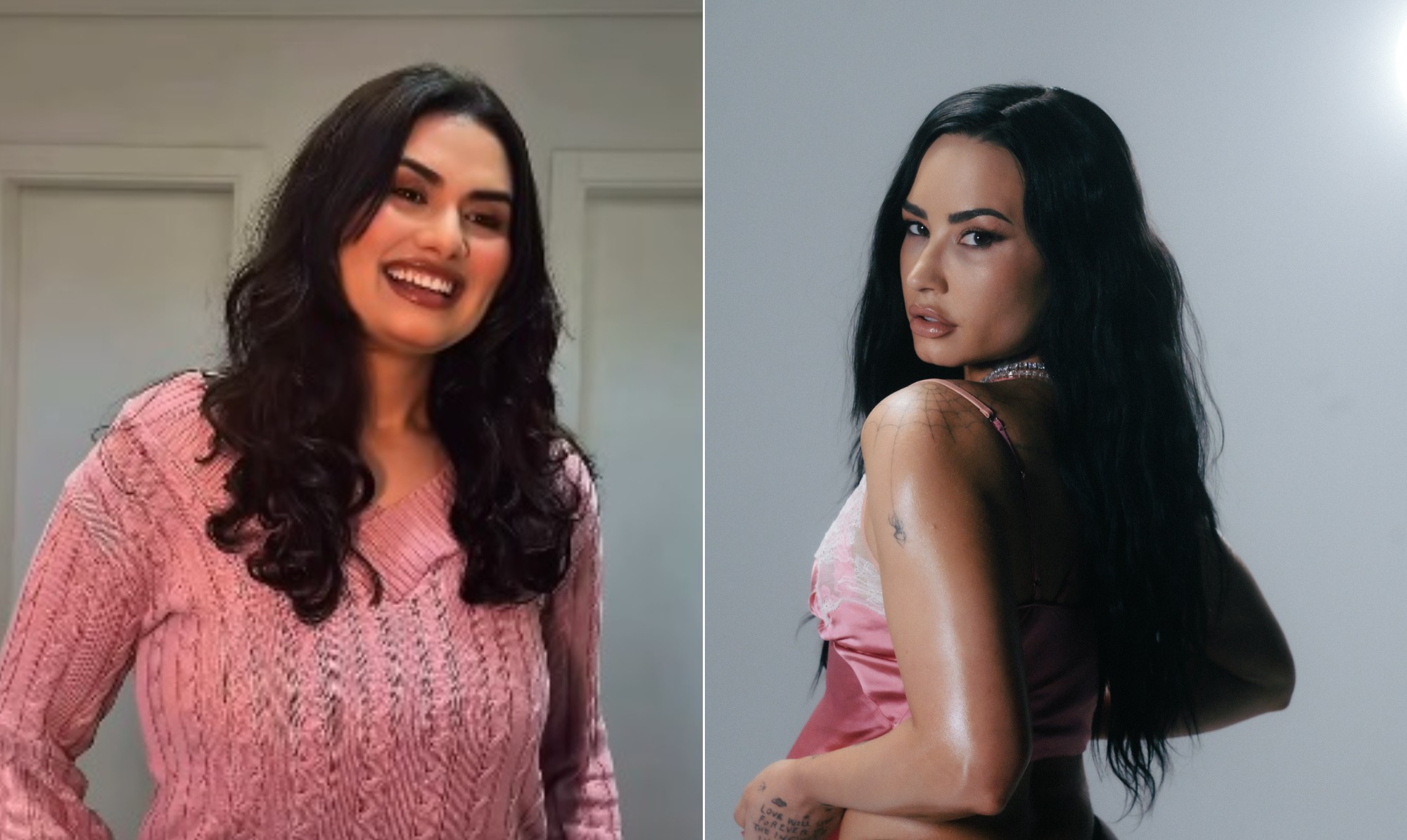 Sósia de Demi Lovato já ganhou elogios da cantora e faz apelo para conhecê-la no Rock in Rio