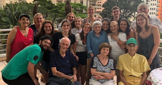 Bia Haddad e família — Foto: Reprodução/Instagram
