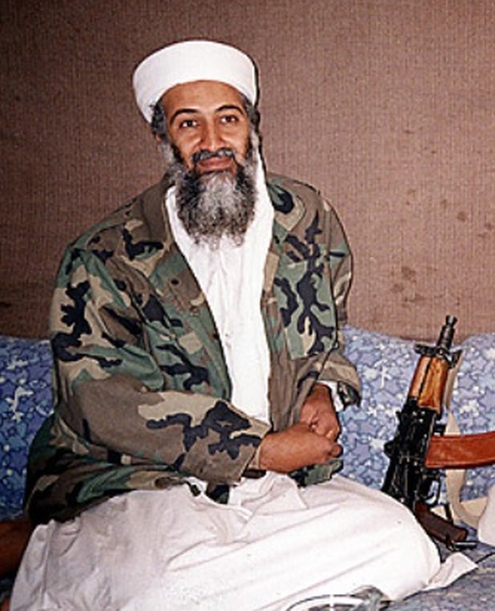 Osama bin Laden foi o responsável pelos ataques terroristas de 11 de setembro de 2001 contra os EUA — Foto: AFP
