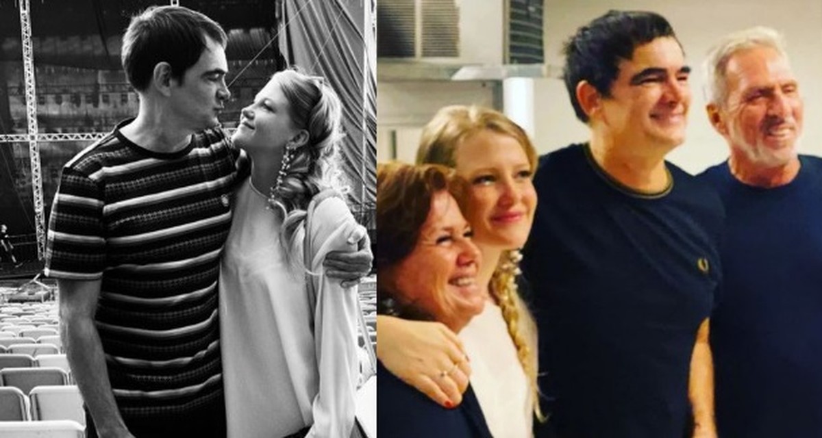 Esposa de Samuel Rosa, Laura Sarkovas mostra chamego com o cantor após ...
