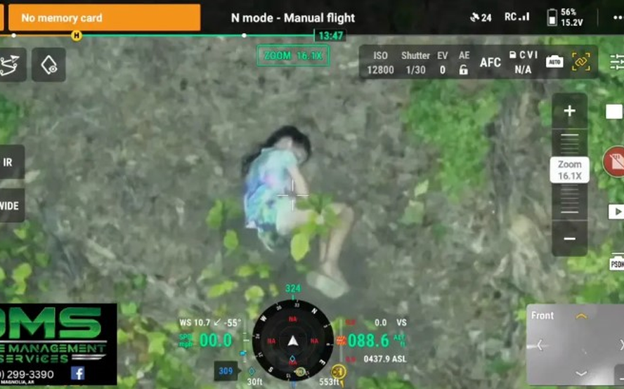 Menina que se perdeu em floresta nos EUA após episódio de sonambulismo é achada graças a drone