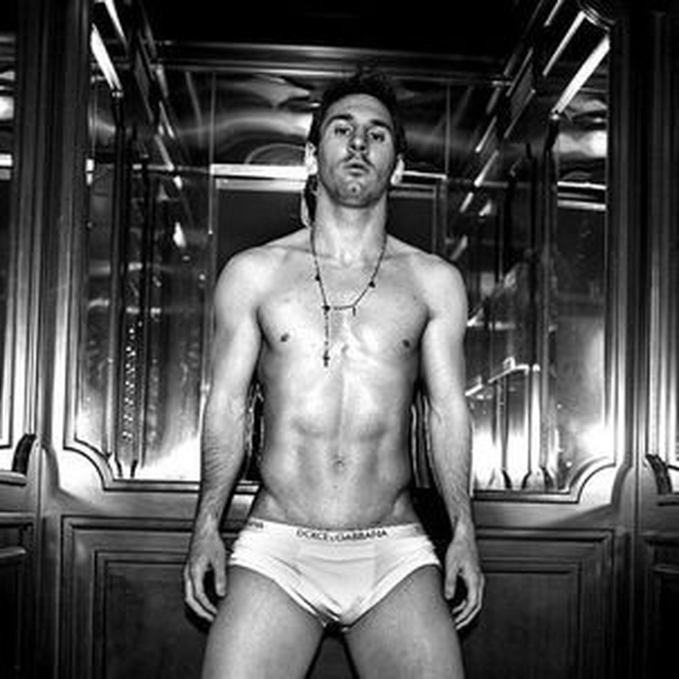 Messi em campanha de cueca em 2013 — Foto: rep/ instagram