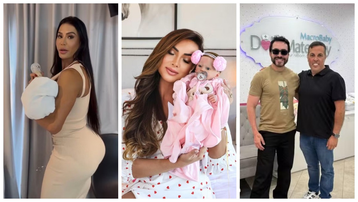 Veja quem são os famosos que aderiram à tendência e adotaram bebês reborn