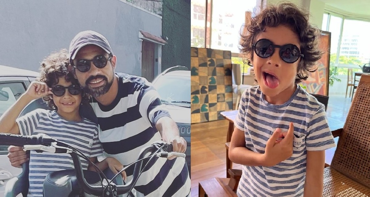 Silvio Guindane se rende ao Instagram a pedido do filho e posta fotos ...