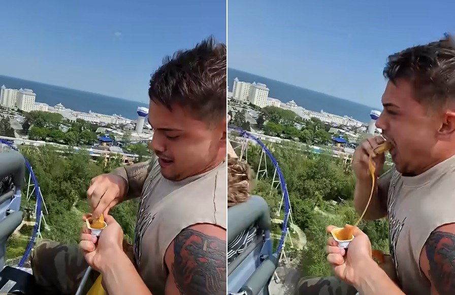 Youtuber é banido por toda a vida de rede de parques após comer nuggets em montanha-russa