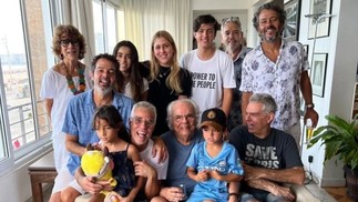Filhos e netos de Chico Anysio — Foto: Globo-Arquivo