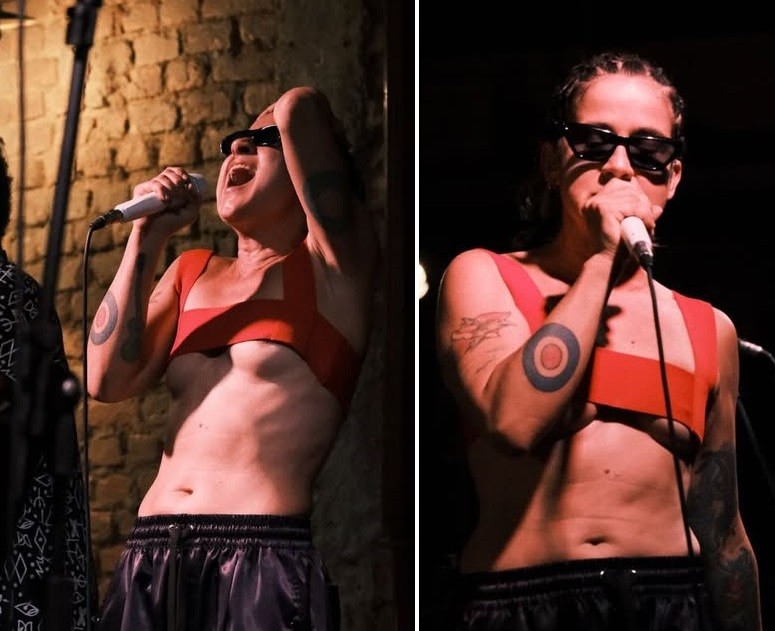 Lan Lanh surge com microtop ousado em show após separação de Nanda Costa