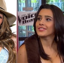 Lauana Prado participou do 'The Voice Brasil' — Foto: Reprodução/Instagram e Globo