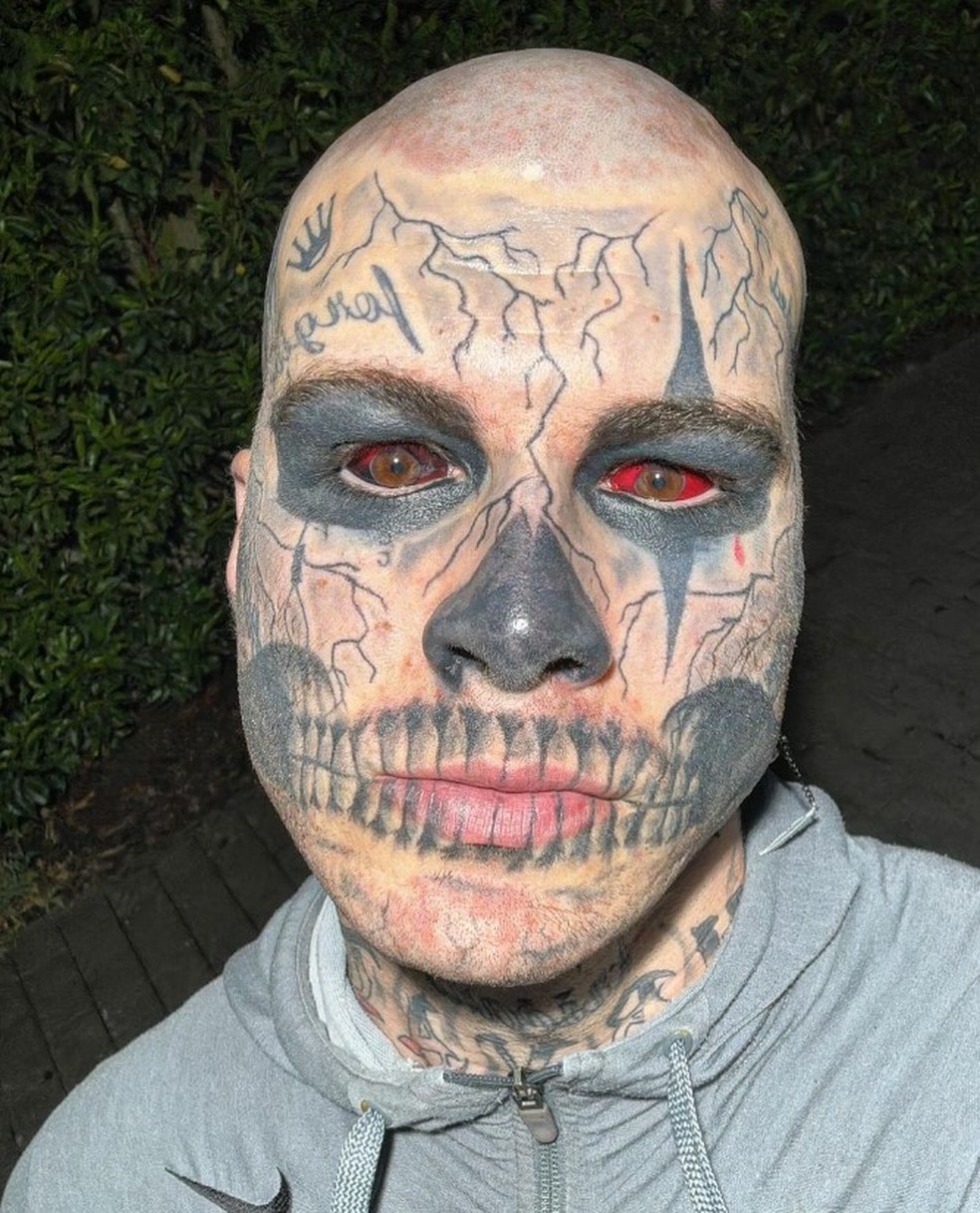 inkcroalpha no meio da transforma&ccedil;&atilde;o visual &mdash; Foto: Reprodu&ccedil;&atilde;o/Instagram