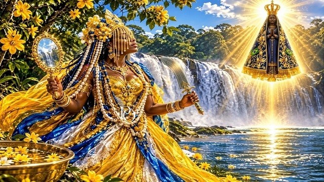 Salve Ọ̀ṣun Ọ̀pàrà e viva Nossa Senhora Aparecida!
