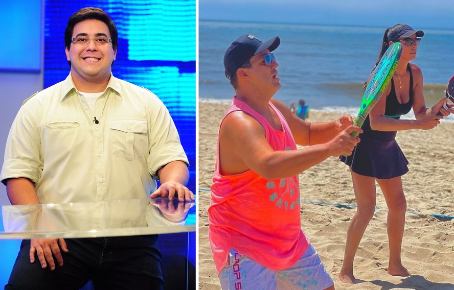 André Marques muda rotina depois de  engordar 9kg, dez anos após bariátrica