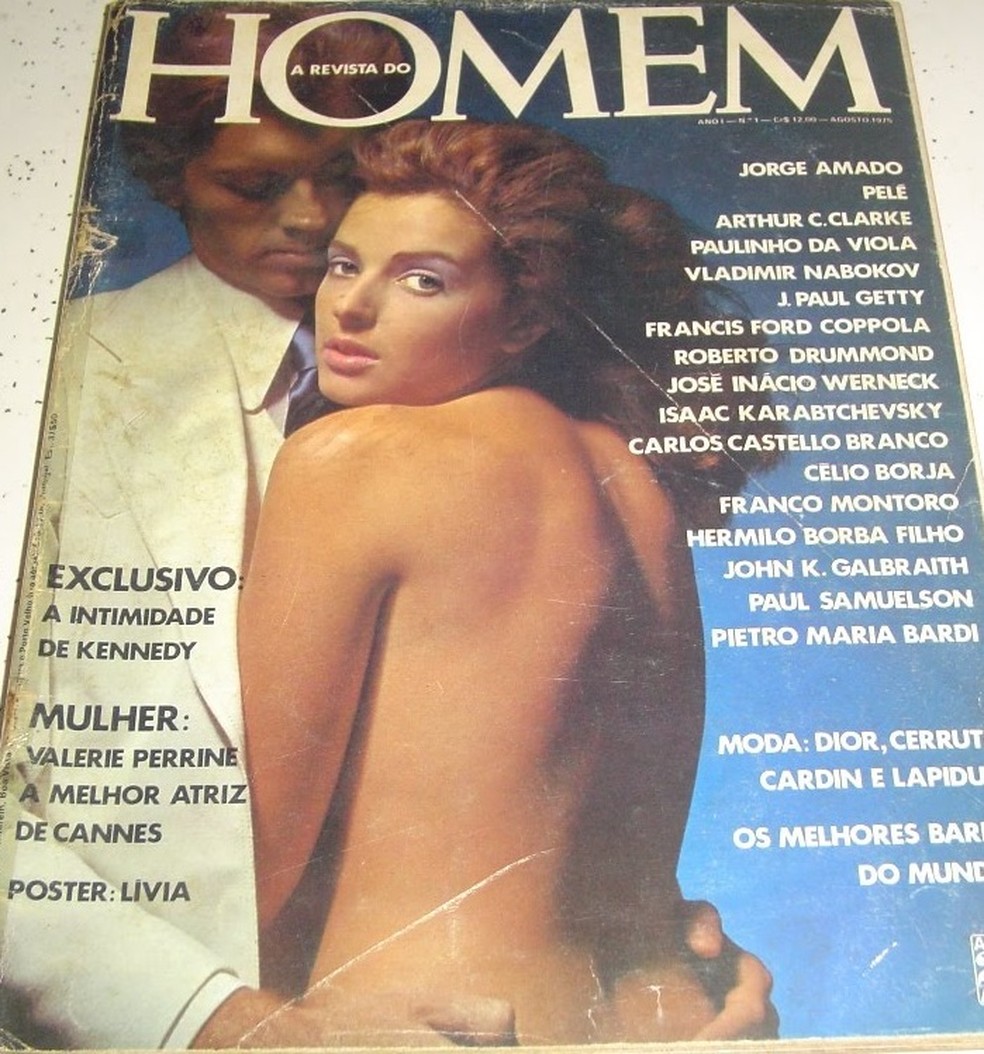 A primeira "Playboy" lançada no Brasil, em agosto de 1975 — Foto: reprodução
