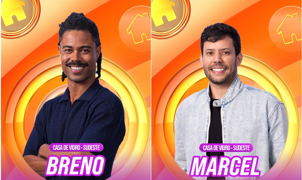 Breno e Marcel disputam uma vaga no 'BBB 26' na Casa de Vidro Sudeste — Foto: Rede Globo / Divulgação