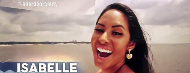 Isabelle, do 'BBB 24', no reality 'Peladão a Bordo', em 2018 — Foto: Reprodução