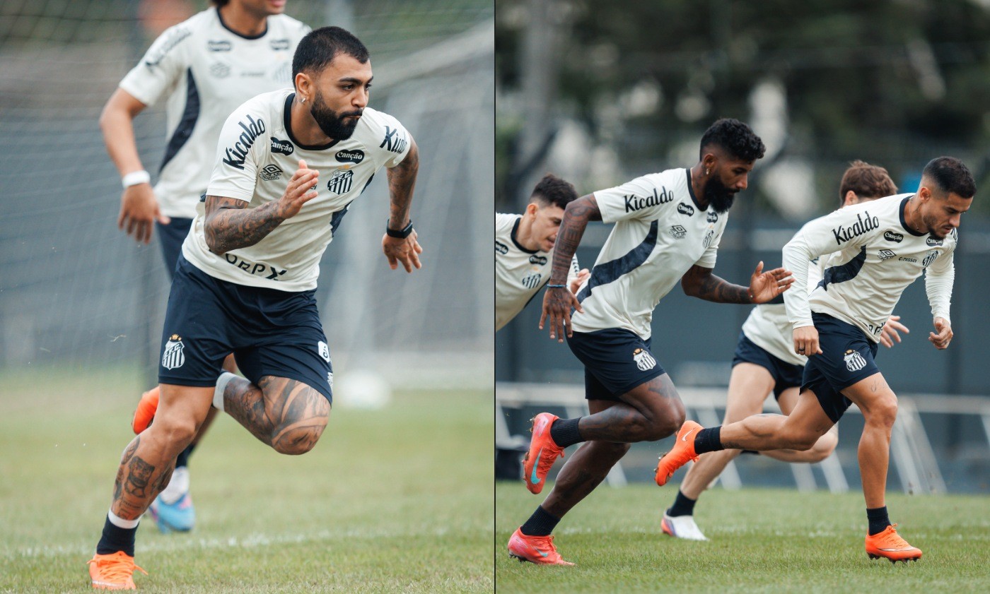 Líder do returno ao lado do Flamengo, Santos desafia rival com tropa ex-rubro-negra e Gabigol em alta
