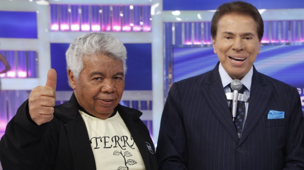 Roque e Silvio Santos &mdash; Foto: Reprodu&ccedil;&atilde;o/ Instagram