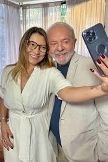 Janja e Lula — Foto: rep instagram