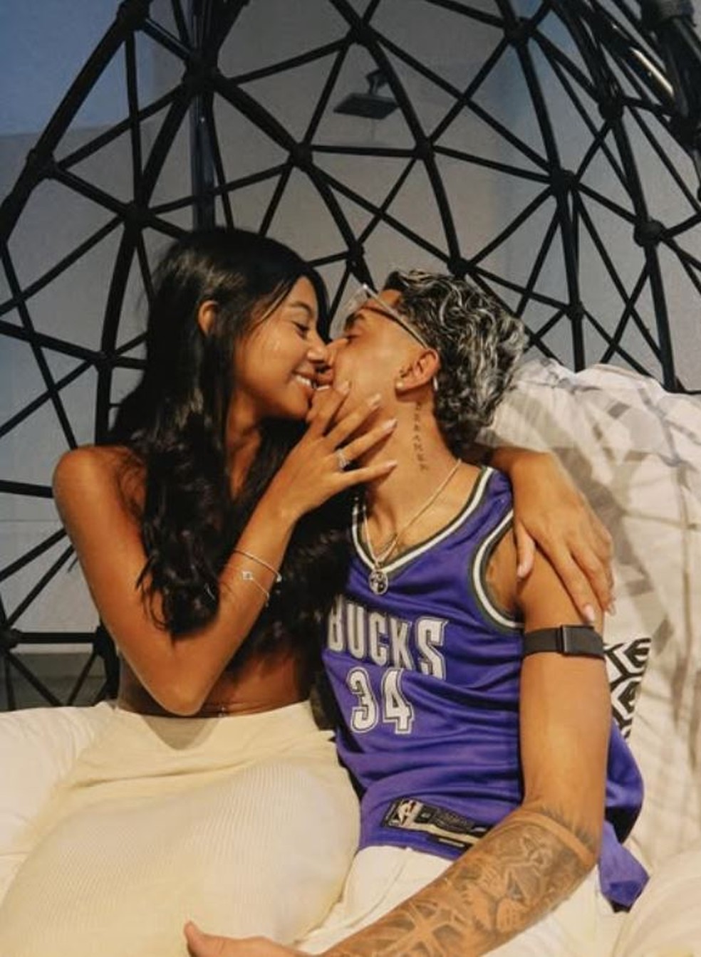 Filha de Léo Moura e Camila Moura, Bella vai se casar com Isaque Silva — Foto: rep/ instagram