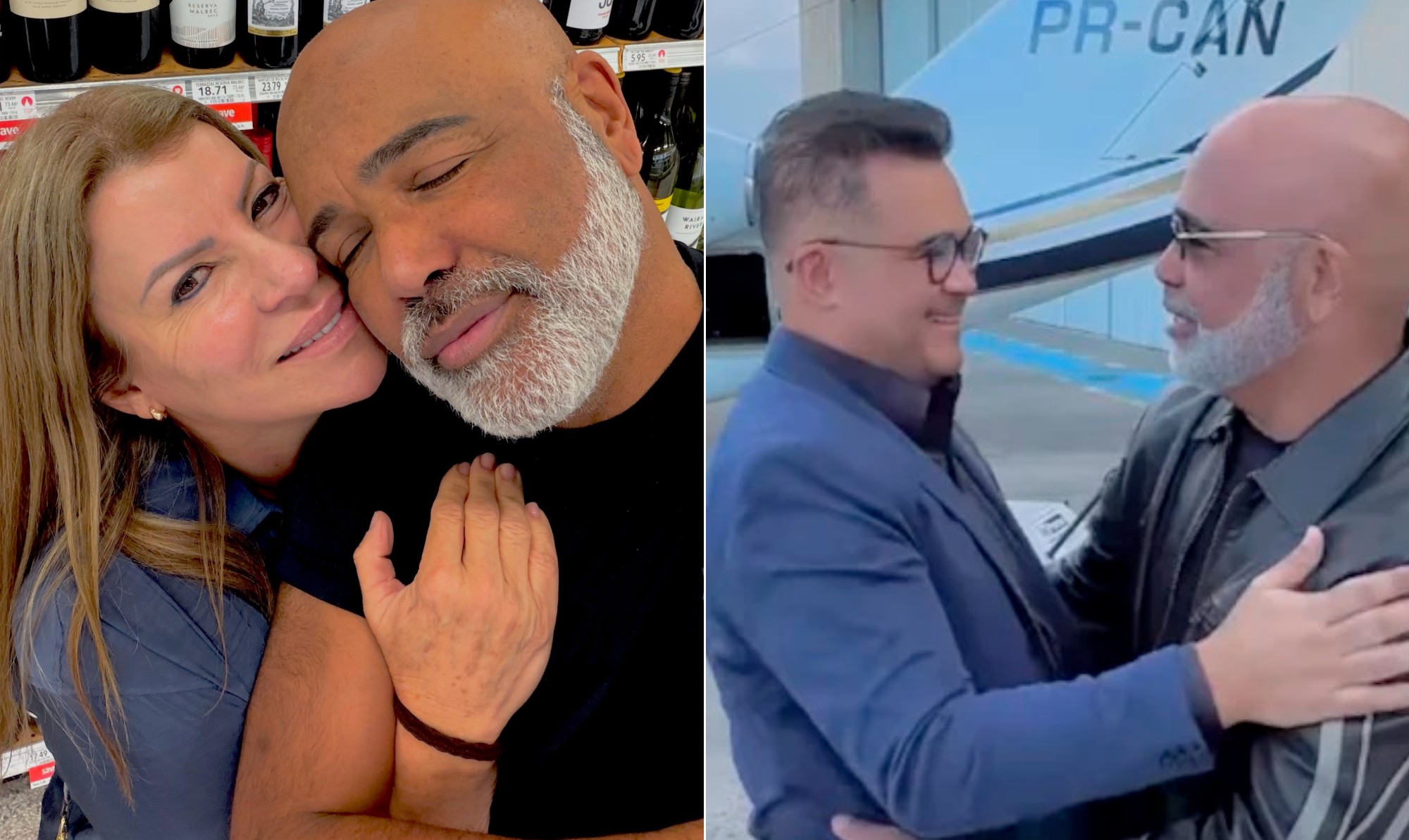 Esposa de Rick está em avião deslocando dos Estados Unidos para o Brasil