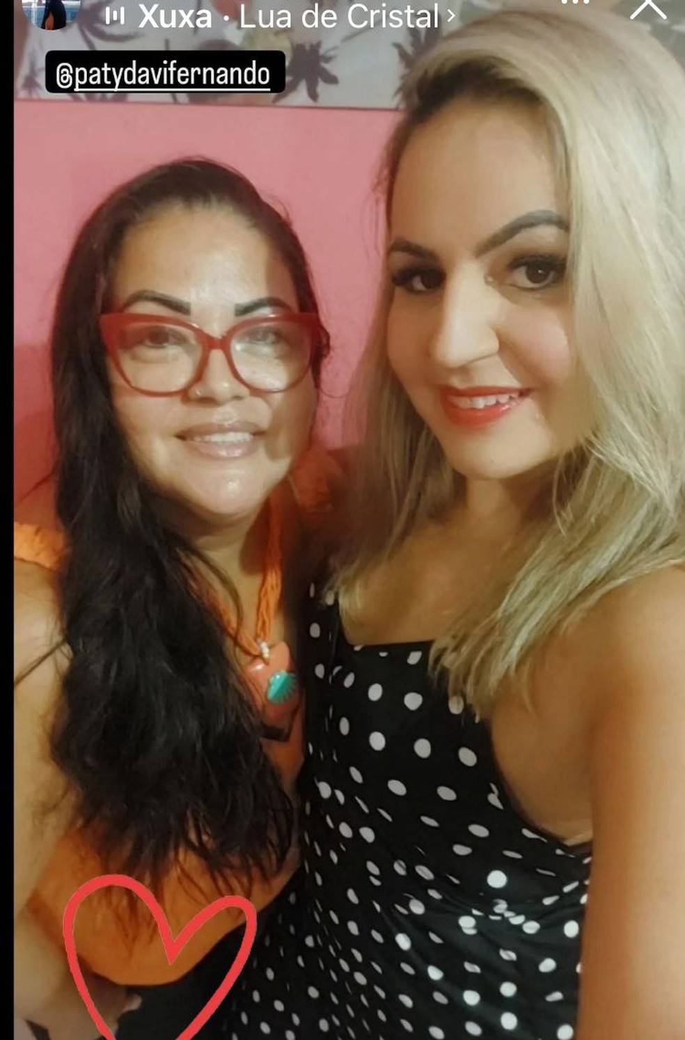 Patrícia e a irmã, Renata, hoje em dia — Foto: Reprodução/Instagram