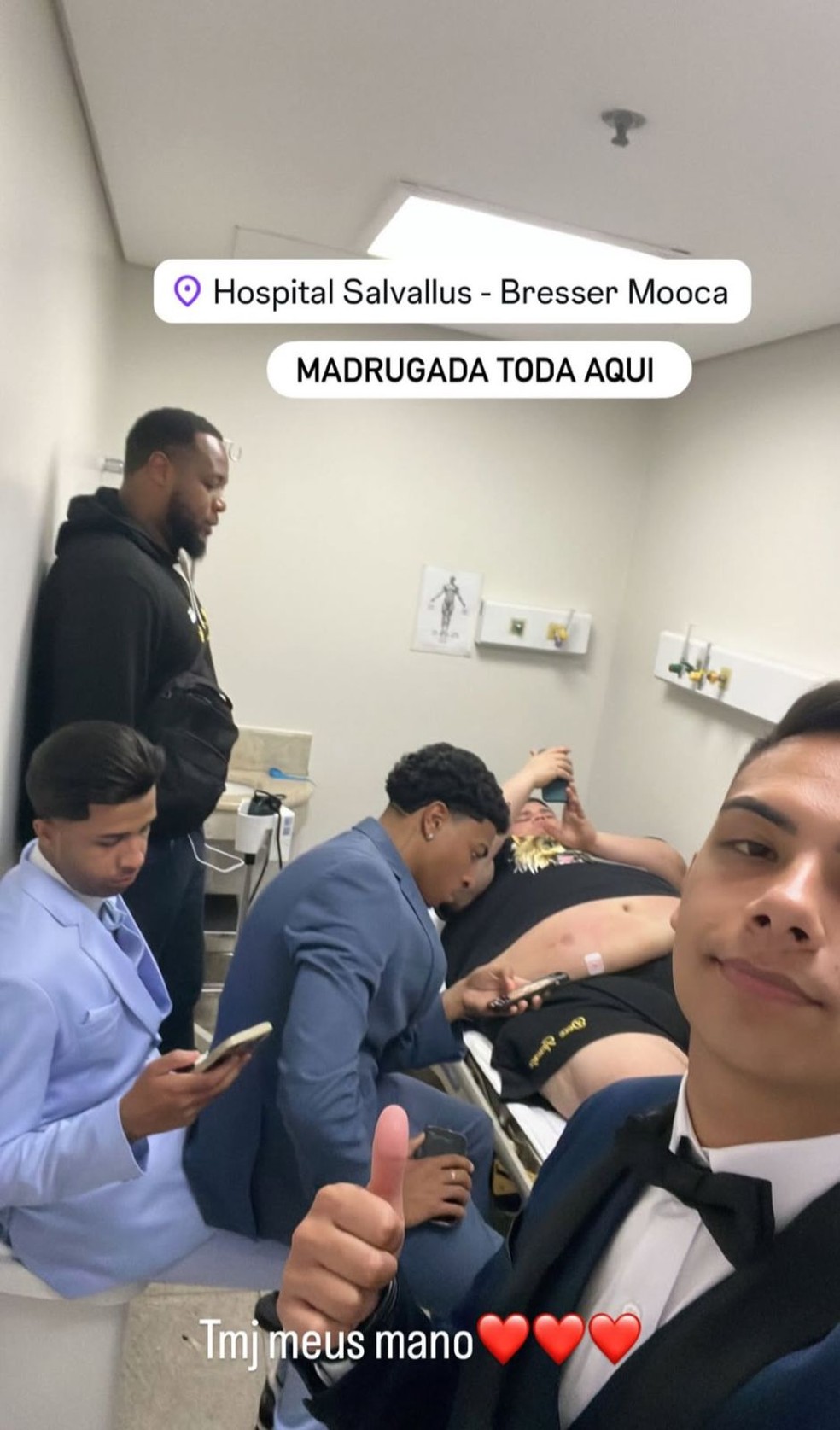 Gordão da XJ procurou hospital após crise de ansiedade — Foto: Reprodução/Instagram