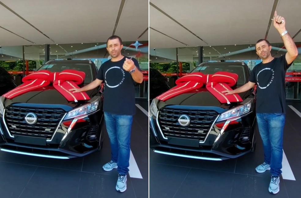 Motorista que atropelou Kayky Brito compra novo carro com dinheiro de vaquinha — Foto: Instagram