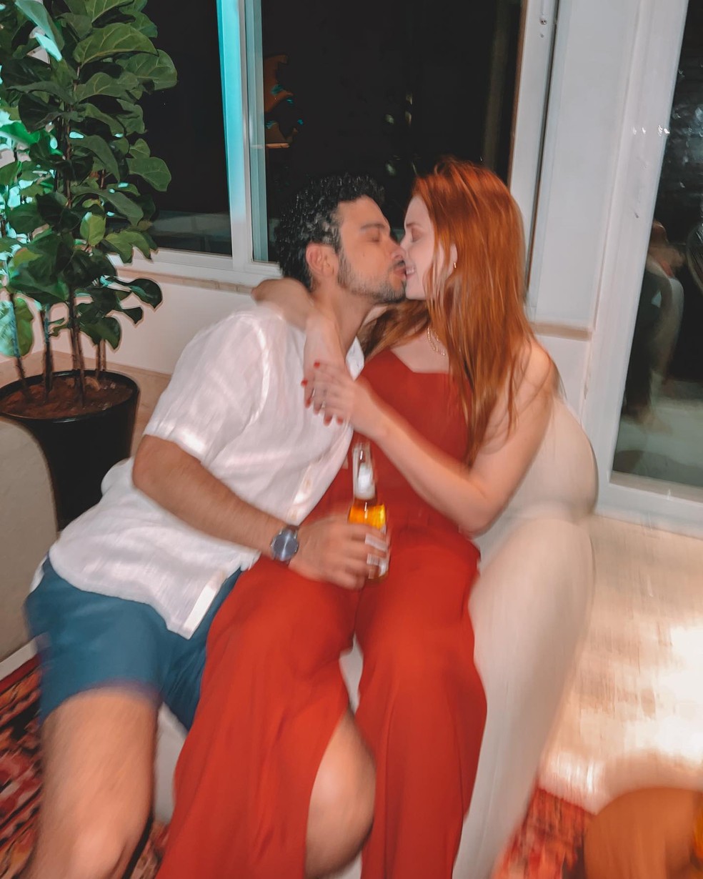 Sérgio Malheiros e Sophia Abrahão — Foto: Reprodução/Instagram