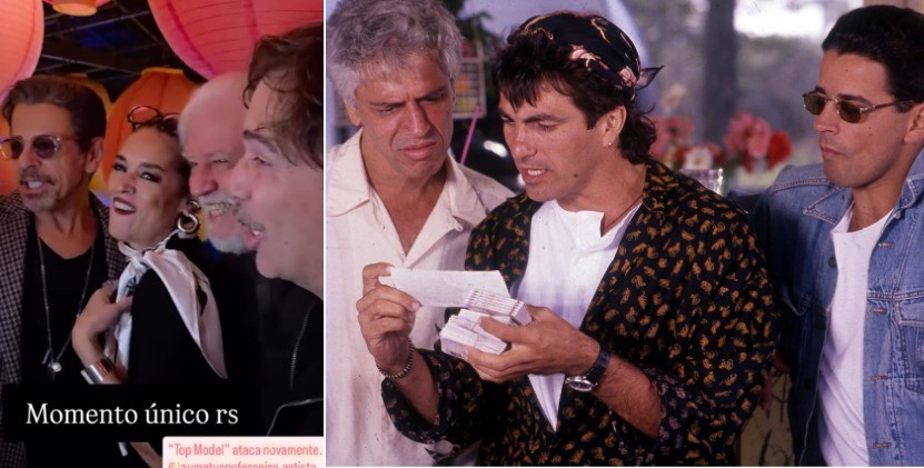 Lembra deles? Atores de 'Top model' se reencontram após 37 anos da novela